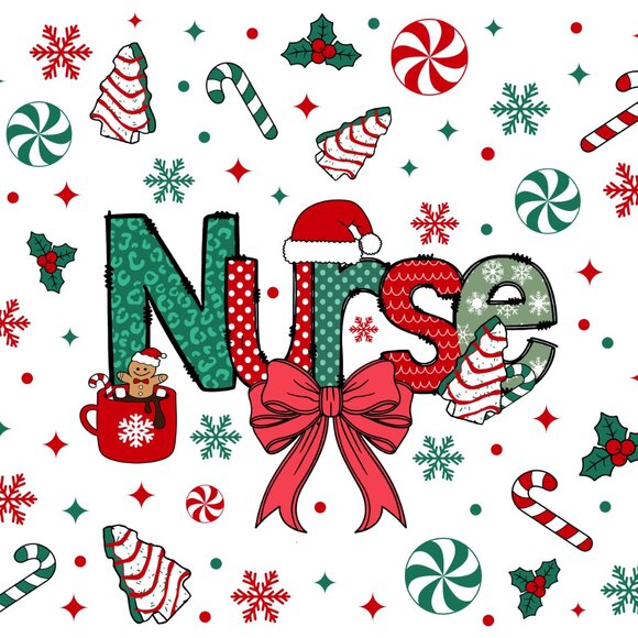 Christmas Nurse Tumbler, Holiday Medical Worker Gift Christmas Gift Idea - Picture 2 of 7